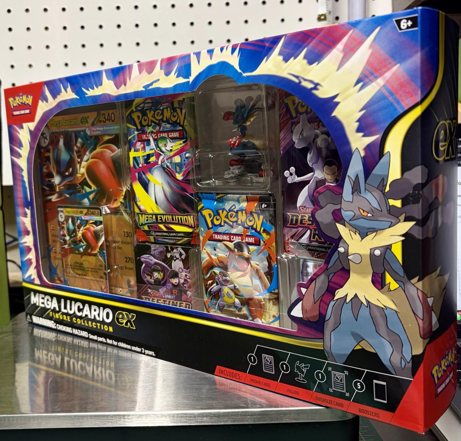 pokemon mega lucario ex figure collection