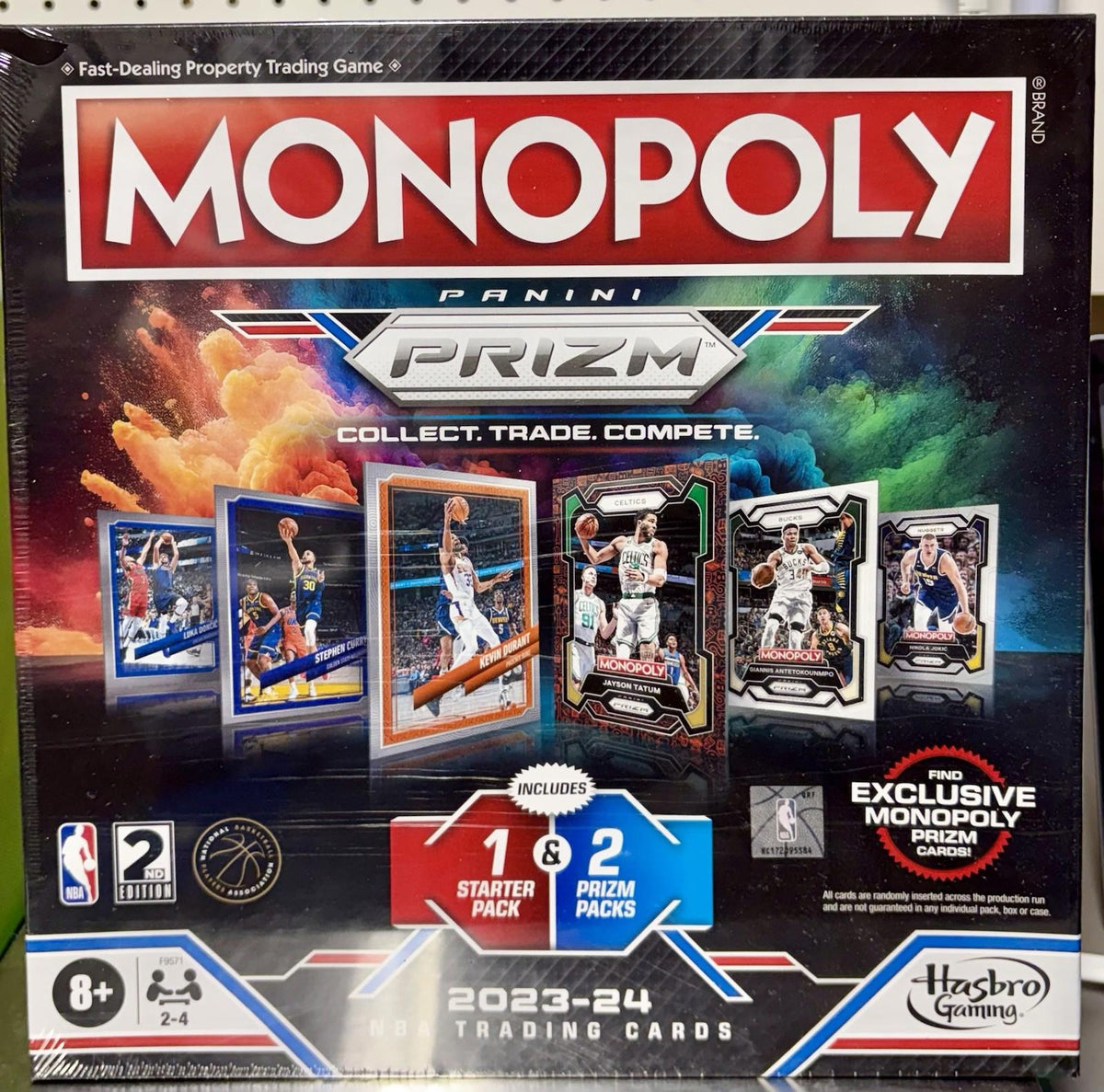 Monopoly Prizm NBA 2nd Edition Board Game Panini 2023-24 (NEW SEALED)
