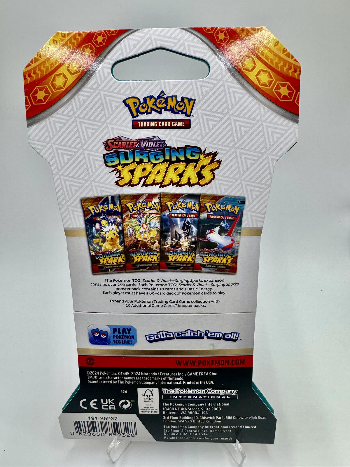Surging Sparks Booster Packs Singles