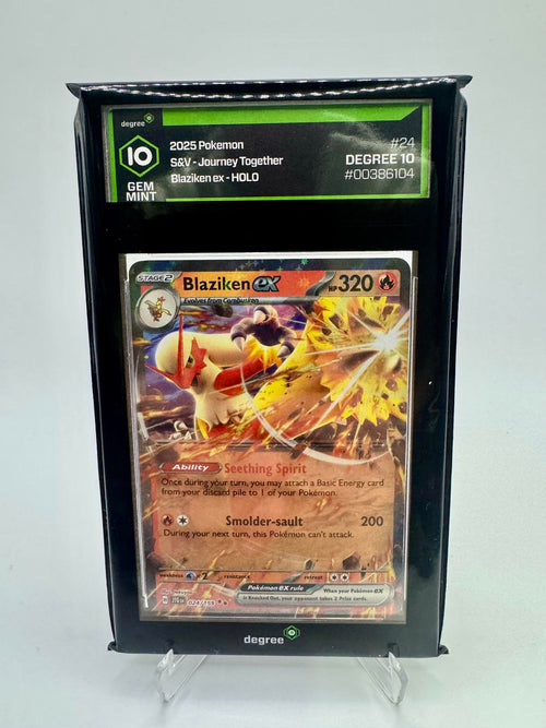 Blaziken EX Degree GEM-MT 10