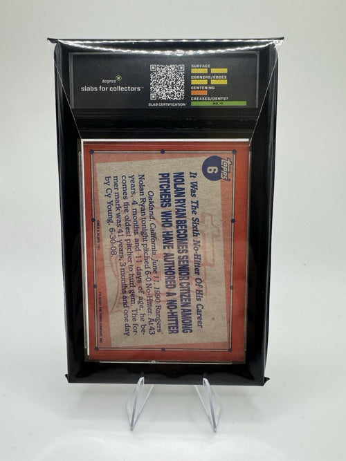 1991 Topps Baseball Record-Breaker Nolan Ryan DEGREE 6