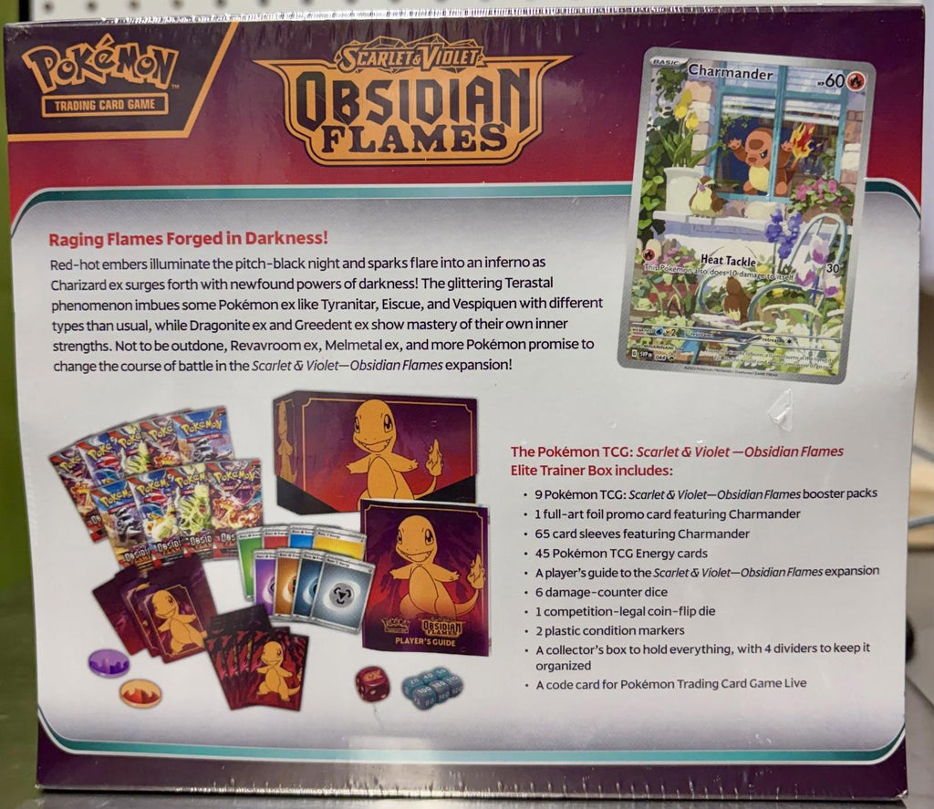 obsidian flames etb sealed
