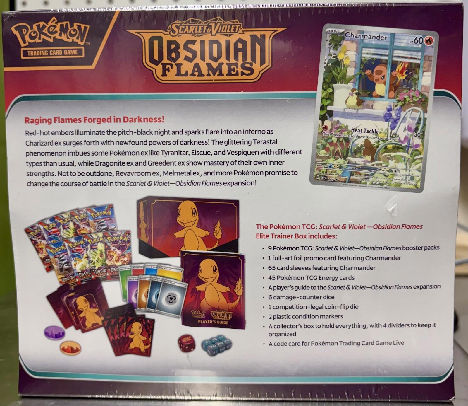 obsidian flames etb sealed