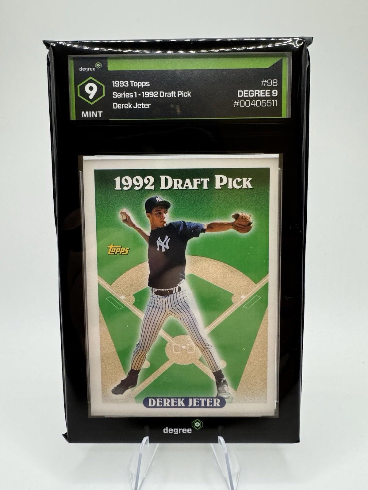 1993 Topps - Derek Jeter #98 (RC) DEGREE 9